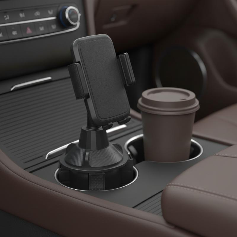 Mobile Pedestal Cabinet - Mini Universal Car Cup Phone Holder