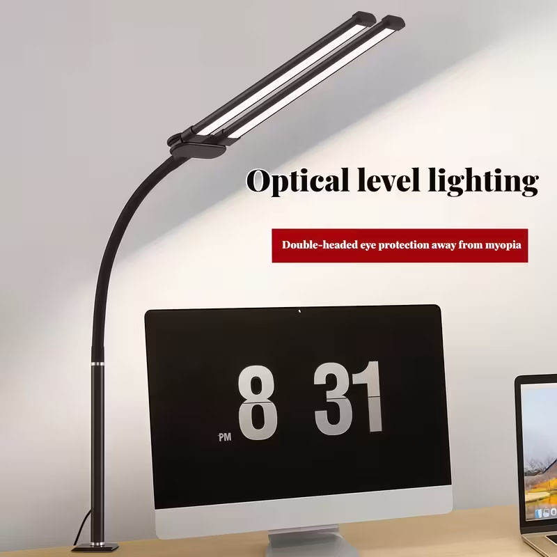 2-Head LED Desk Lamp Clip 5 Mo - Desk Lamp 评论和价格