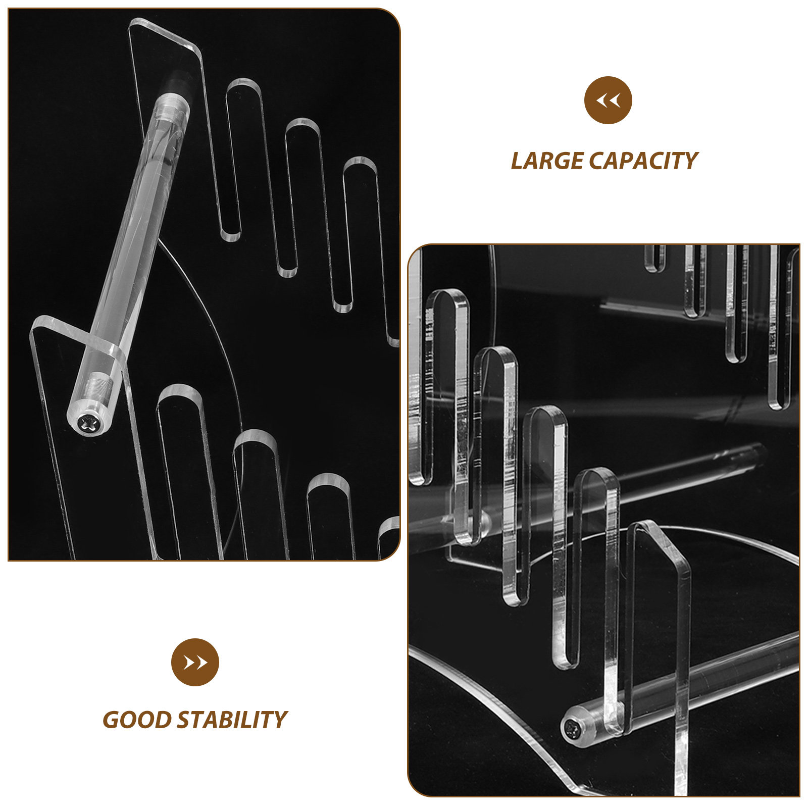 Tiered Acrylic Record Display  - Bookshelf 评论和价格