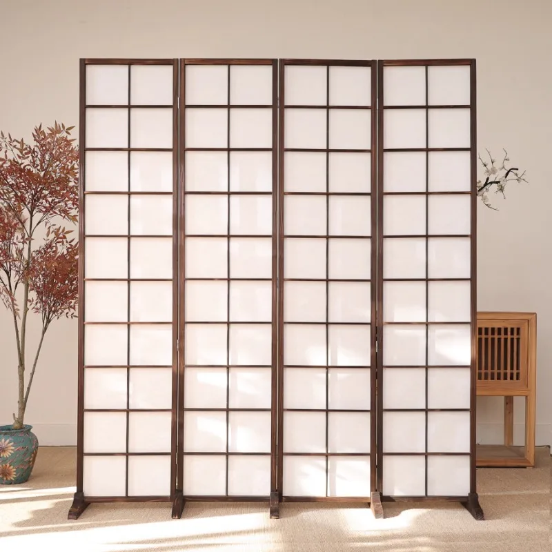 Japanese-style solid wood scre - Partition Screen Divider 评论和价格