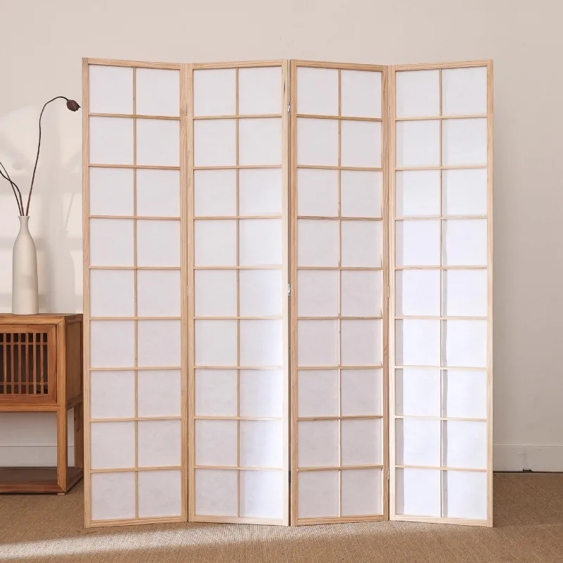 Japanese-style solid wood scre - Partition Screen Divider 评论和价格
