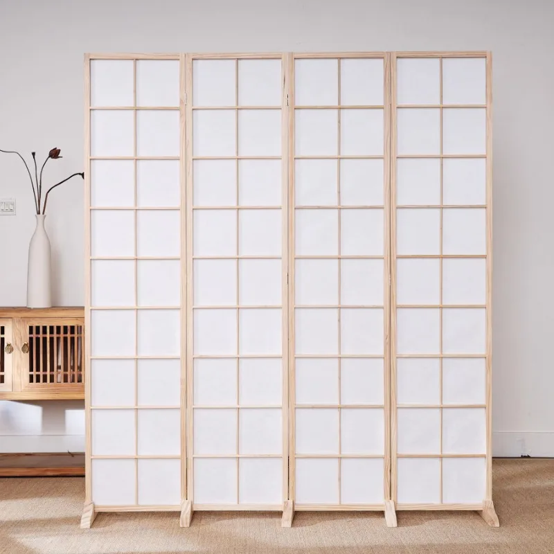 Japanese-style solid wood scre - Partition Screen Divider 评论和价格