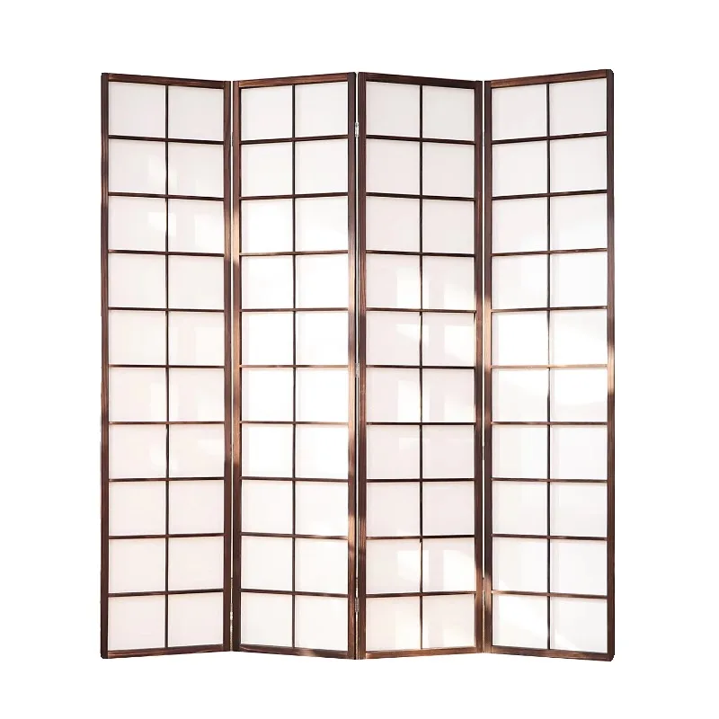 Japanese-style solid wood scre - Partition Screen Divider 评论和价格