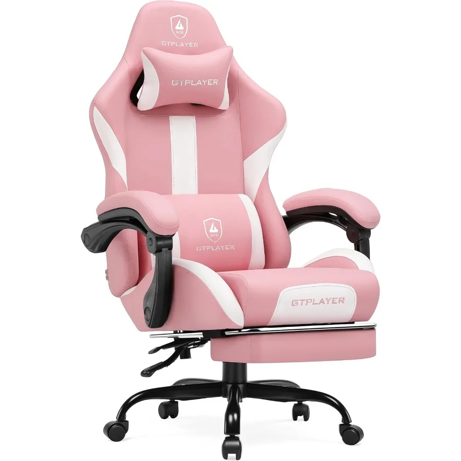 Gaming Chair with Foot Rest Po - Office Chair Cushion 评论和价格