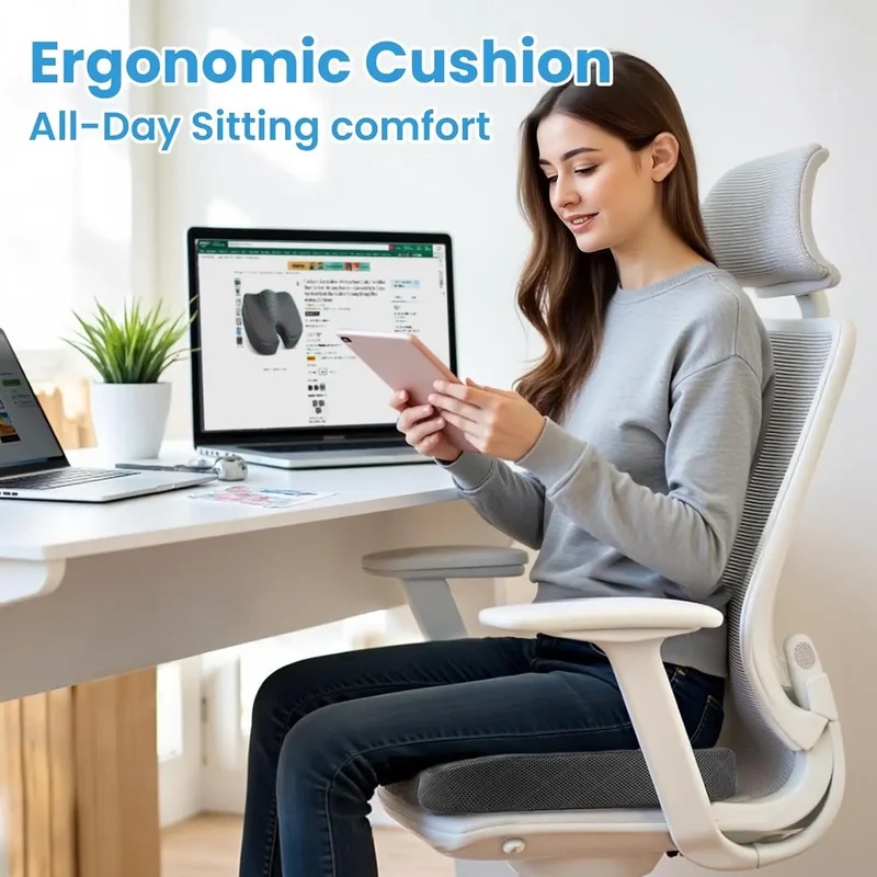 U-Shaped Memory Foam Seat Cush - Office Chair Cushion 评论和价格