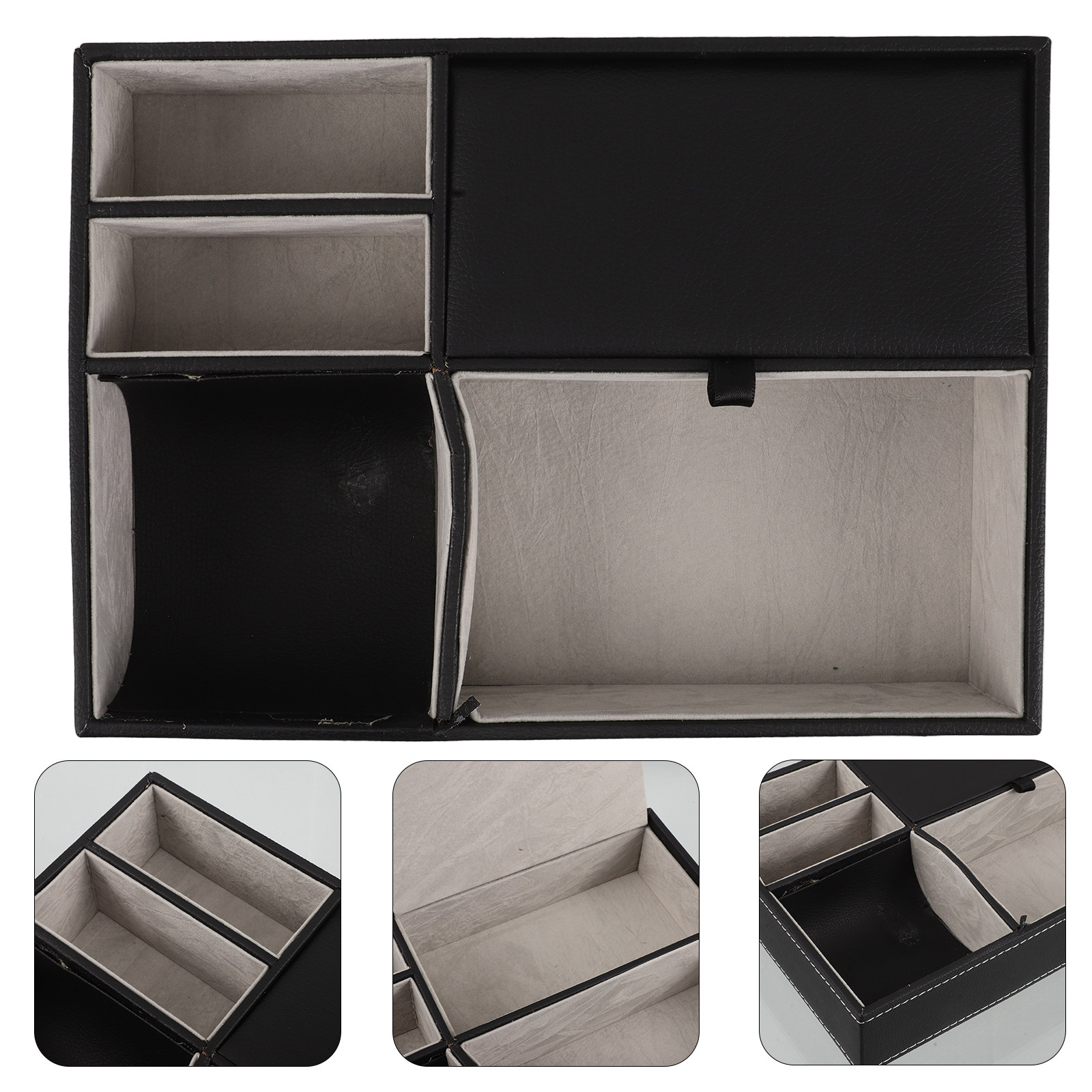 Multifunctional PU Desk Tray O - Desk Organizer 评论和价格