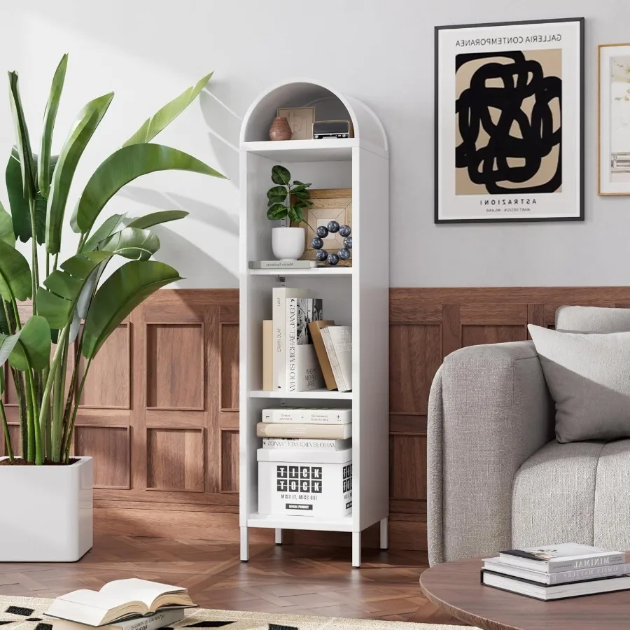 63 Metal Arched Bookshelf for  - Bookshelf 评论和价格