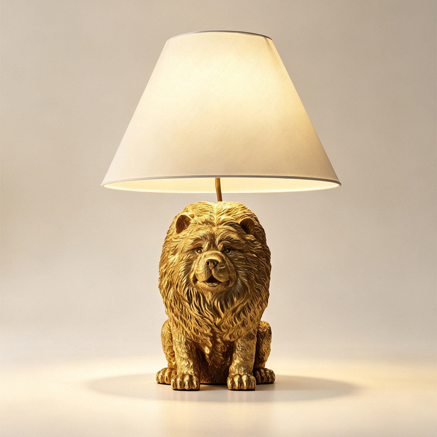Creative Chow Chow Animal Resi - Desk Lamp 评论和价格