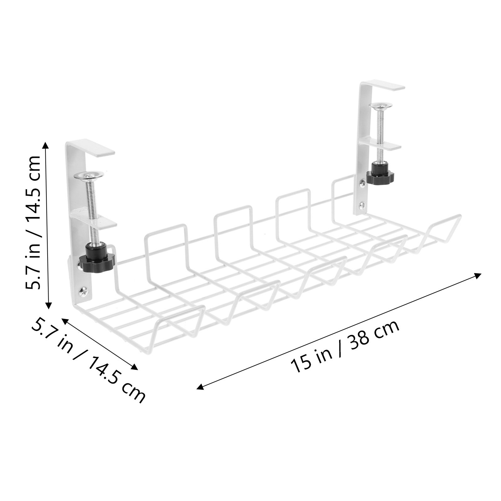 Carbon Steel Large Under Desk  - Desk Organizer 评论和价格