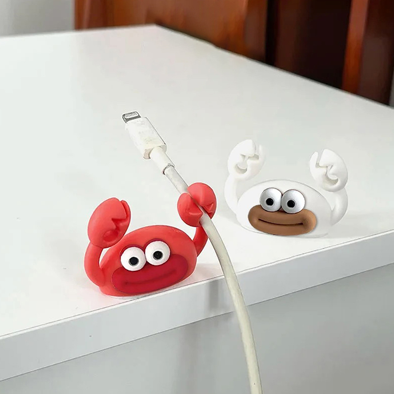 Cartoon Crab Cable Holder Desk - Desk Organizer 评论和价格